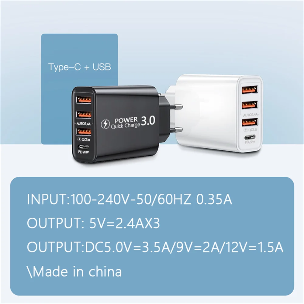 USB 30W Fast Charger with 4 Ports 5 USB 30W Fast Charger with 4 Ports - Image 5