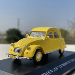 Citroen 2CV Model Diecast 1:43 Scale Yellow 7 H43d9e0599ade40ff90cec45504609c9eu