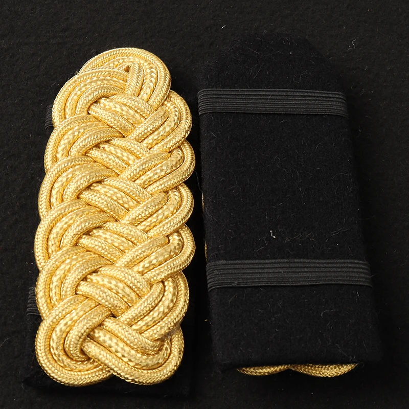Golden Bullion Wire Military Epaulette Costume 2 Golden Bullion Wire Military Epaulette Costume - Image 2