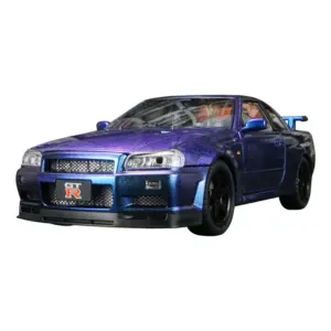 Nissan GT-R34 Skyline 1:18 Scale Diecast Model 16 S00a5ff72a03746e98453d41284aa3b5eV