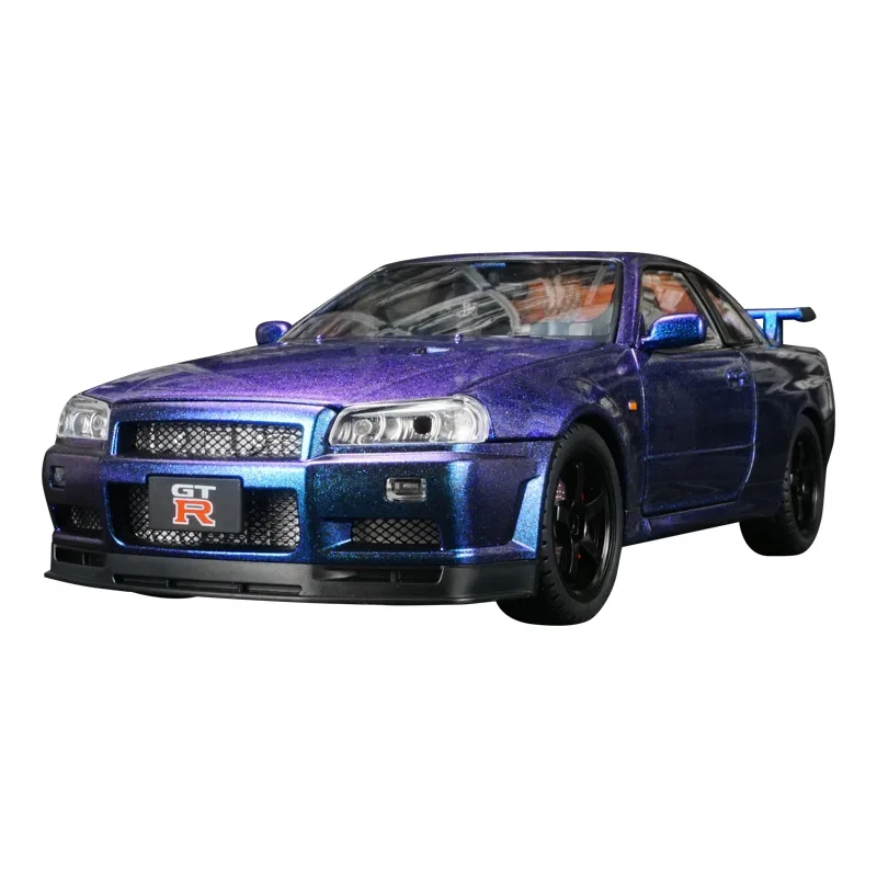 Nissan GT-R34 Skyline 1:18 Scale Diecast Model 7 Nissan GT-R34 Skyline 1:18 Scale Diecast Model - Image 7