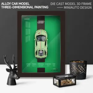 1:32 Scale Diecast Sports Car Picture Frame 27 S0127488069124492853be9b5134b2a307