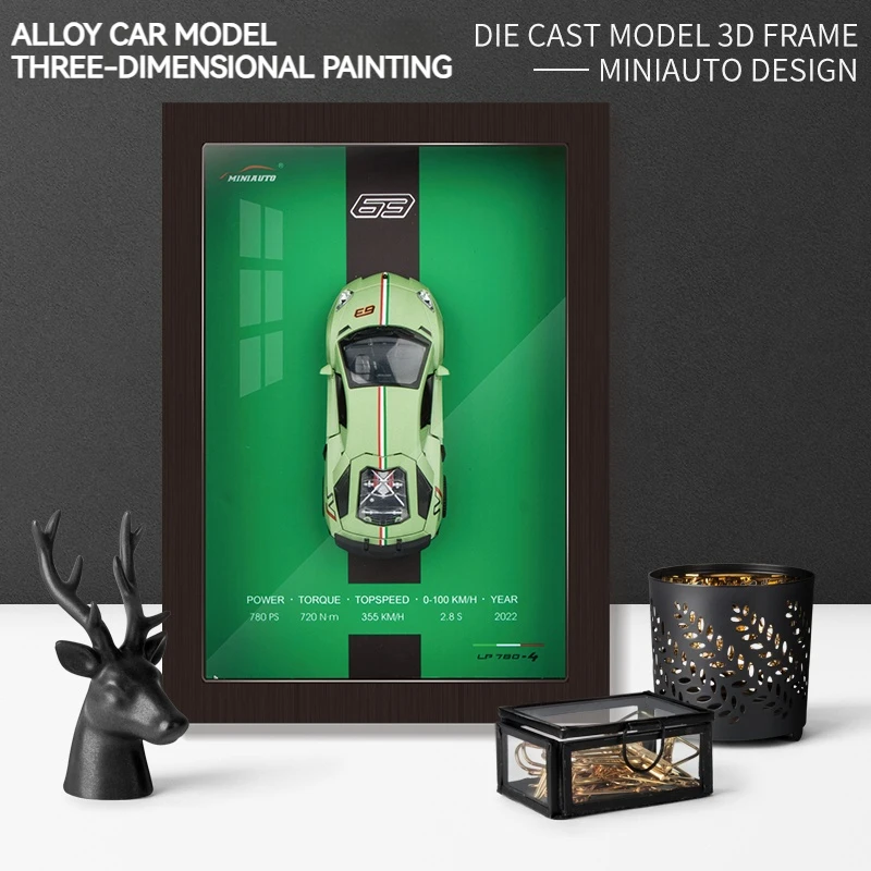 1:32 Scale Diecast Sports Car Picture Frame 6 1:32 Scale Diecast Sports Car Picture Frame - Image 6