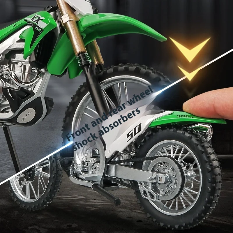 1/12 Scale Mountain Motocross Motorcycle Model 5 1/12 Scale Mountain Motocross Motorcycle Model - Image 5