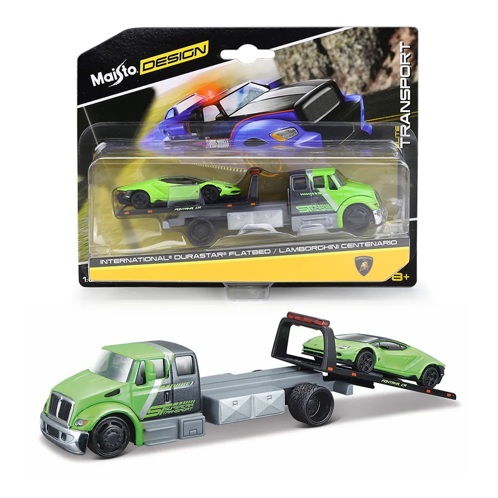 Maisto 1:64 Die-Cast Flatbed Truck and BMW M3 E30 14 Maisto 1:64 Die-Cast Flatbed Truck and BMW M3 E30 - Image 14