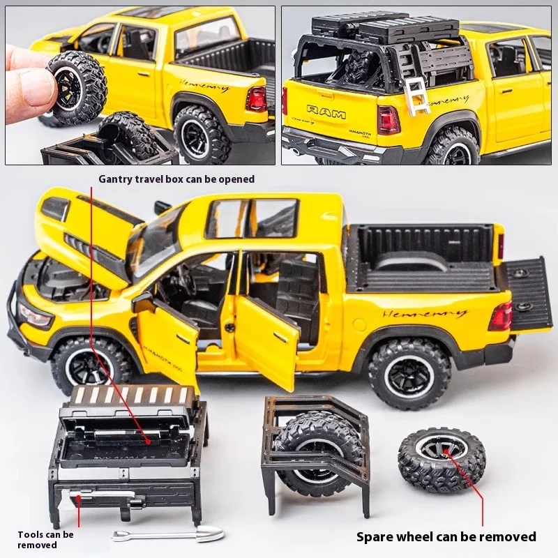 Dodge Mammoth 1000 TRX 1:32 Scale Diecast Model 3 Dodge Mammoth 1000 TRX 1:32 Scale Diecast Model - Image 3