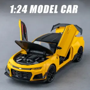 Camaro Bumblebee 1:24 Diecast Model Car 16 S03e8a9220679488a847482cb78f94cdbv
