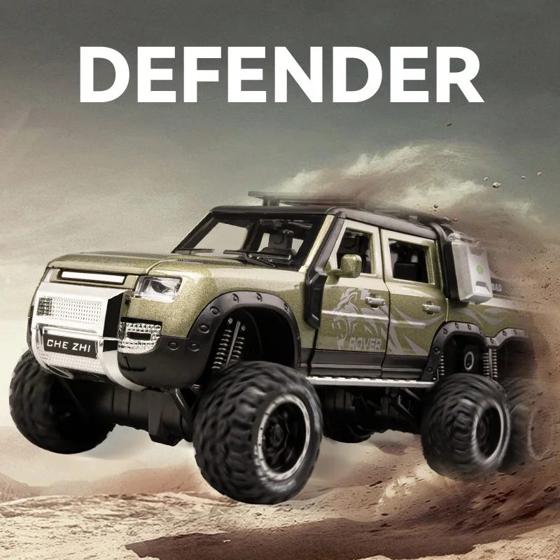 Off-Road Alloy Car Model Six-Wheeled Design 2 Off-Road Alloy Car Model Six-Wheeled Design - Image 2
