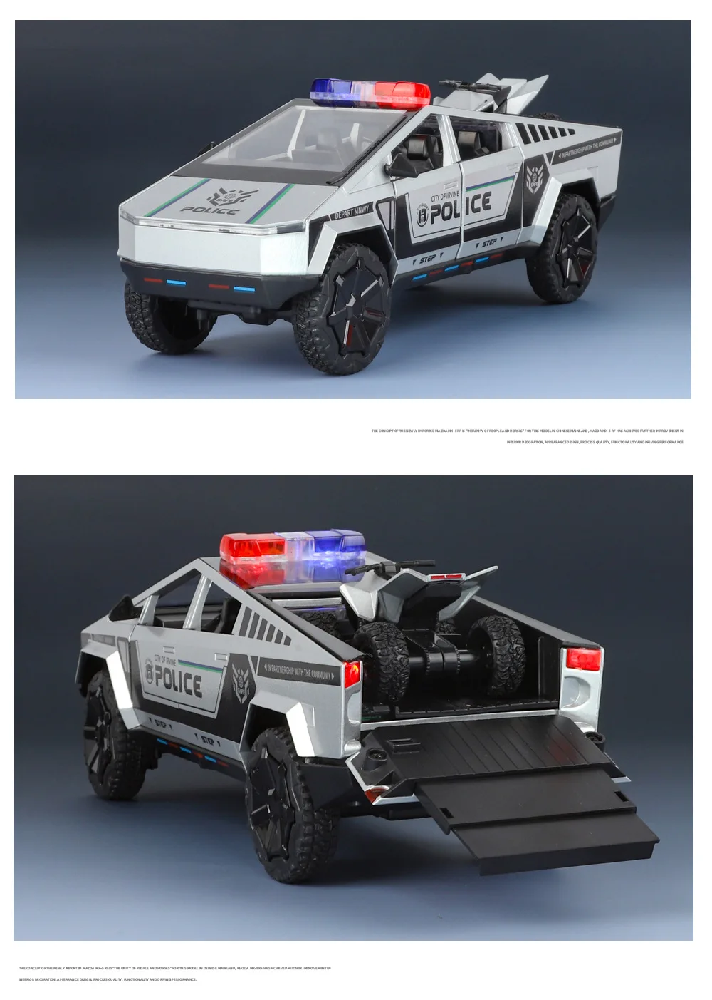 Picard Special Police Alloy Model Vehicle 5 Picard Special Police Alloy Model Vehicle - Image 5