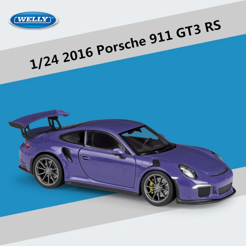 WELLY 1:24 Porsche 911 GT3 RS Diecast Model 11 WELLY 1:24 Porsche 911 GT3 RS Diecast Model - Image 11