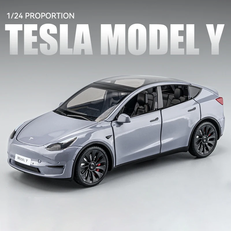 Tesla Model Y 1:24 Scale Diecast Car 8 Tesla Model Y 1:24 Scale Diecast Car - Image 8