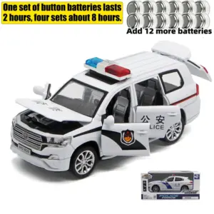 1:32 Scale Toyota Cruiser Police Diecast Model 23 S06786a5776f6482eaa63f1a7df4bed38r