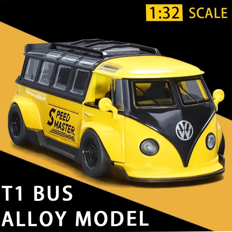 Volkswagen Bus T1 1:32 Scale Diecast Model 4 Volkswagen Bus T1 1:32 Scale Diecast Model - Image 4