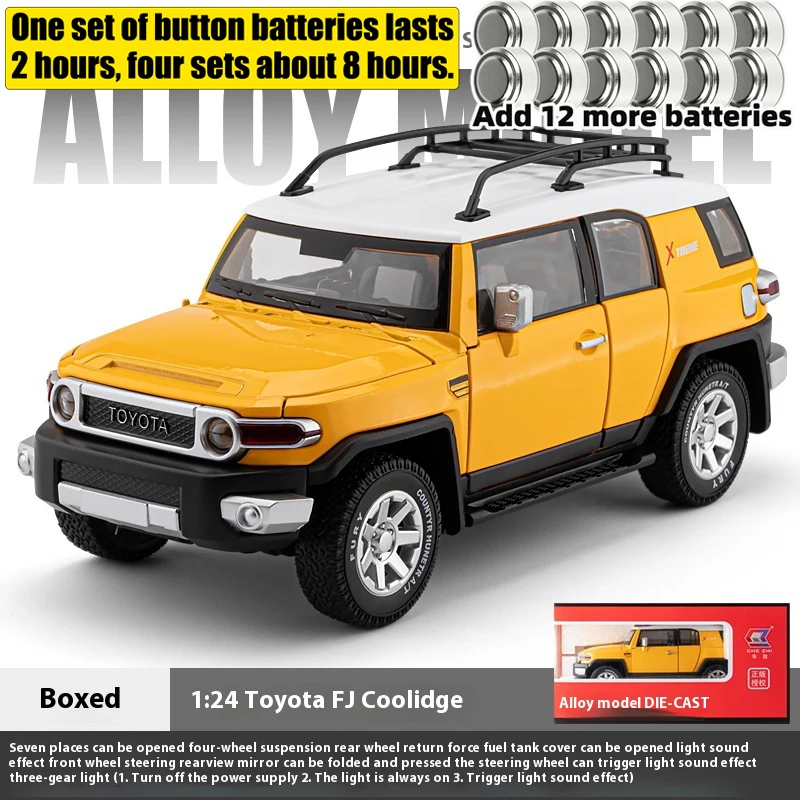 1:24 Scale Toyota FJ Cruiser Diecast Model 15 1:24 Scale Toyota FJ Cruiser Diecast Model - Image 15