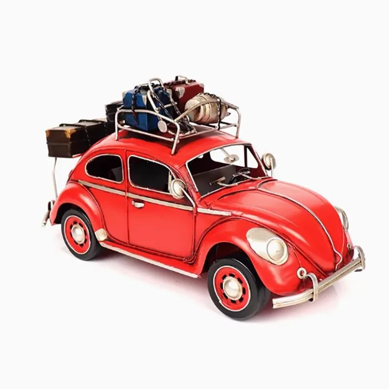 Vintage Metal Touring Car Decorative Model 6 Vintage Metal Touring Car Decorative Model - Image 6