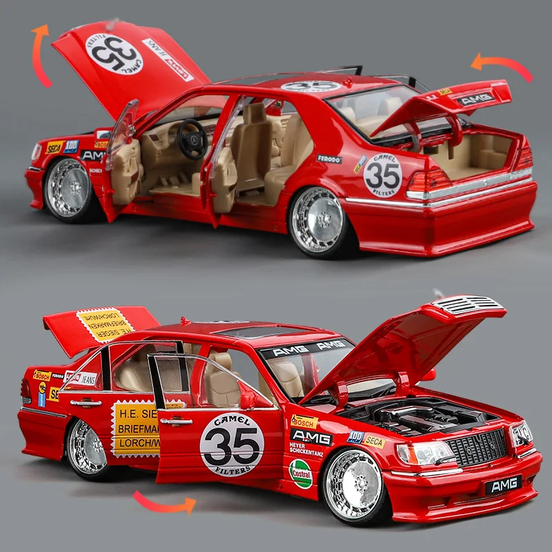 Retro Luxury Car Alloy Model 1:24 Scale 5 Retro Luxury Car Alloy Model 1:24 Scale - Image 5