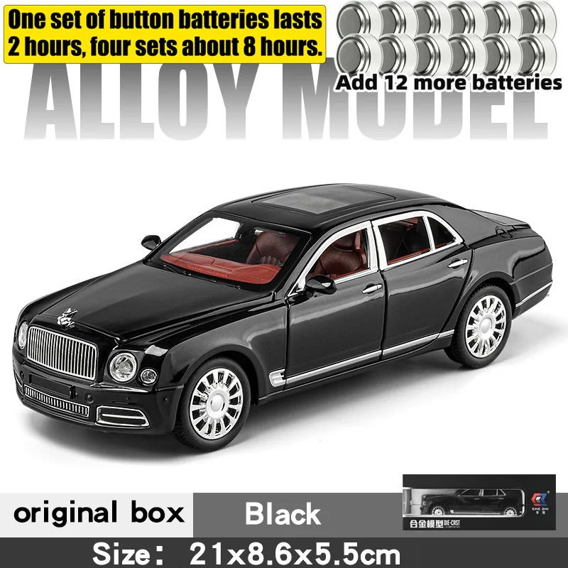 1:24 Scale Bentley Mulsanne Diecast Model Car 10 1:24 Scale Bentley Mulsanne Diecast Model Car - Image 10