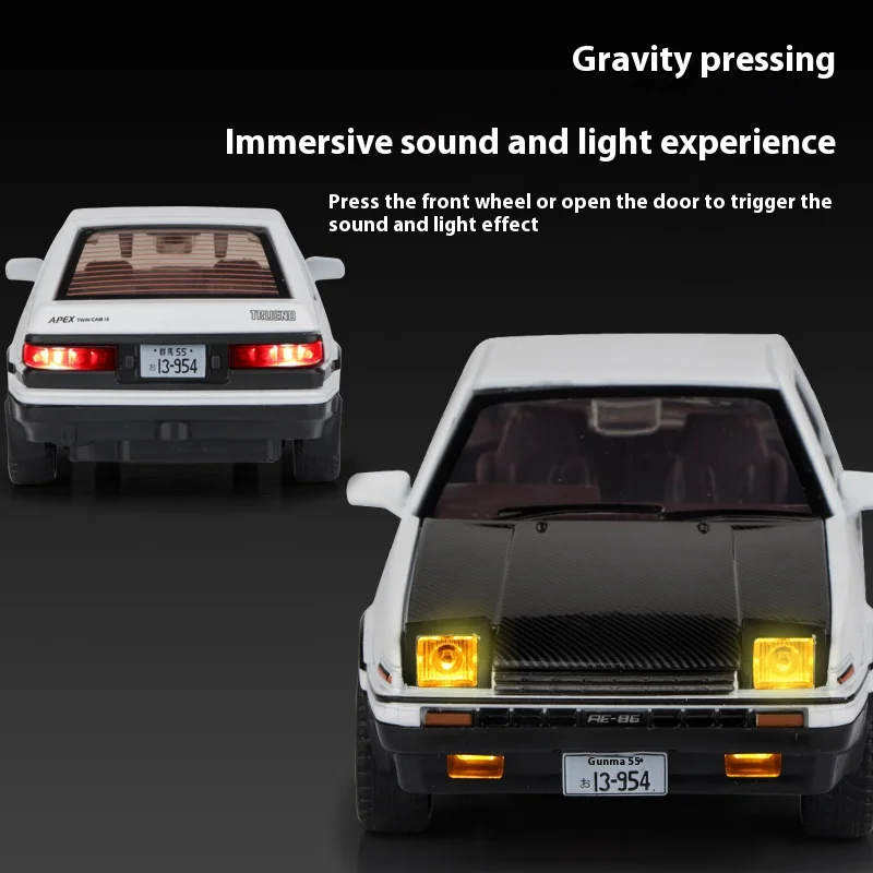 AE86 Alloy Sports Car Model Ornament 5 AE86 Alloy Sports Car Model Ornament - Image 5