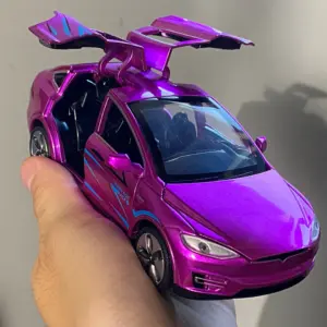 Vibrant Blue Electric SUV Diecast Model 1:32 Scale 19 S0c7baf917b6642ffa03f42be23f47d704