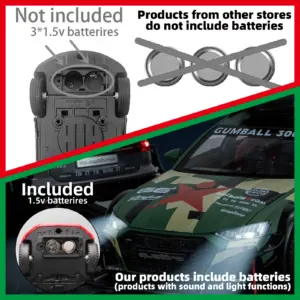 1:32 Scale Diecast Supercar Model with Lights 16 S0c7e6831e0234e4e827a26656a69d647w 11