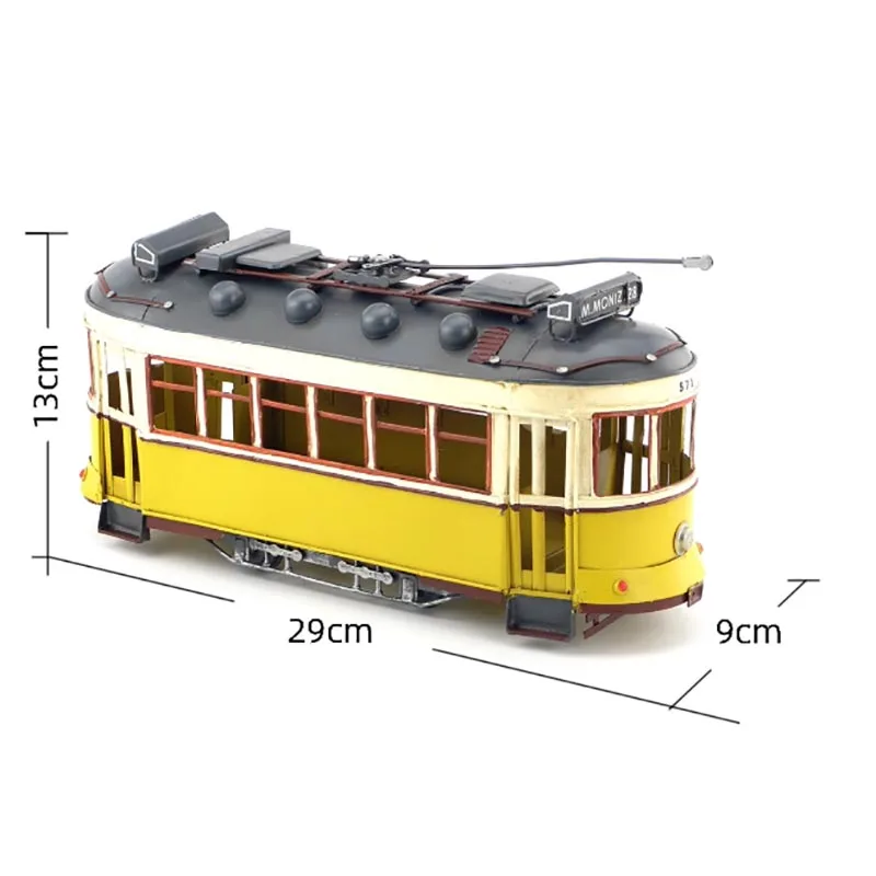 Lisbon Tram Model Iron Decor 29x9x13 cm 6 Lisbon Tram Model Iron Decor 29x9x13 cm - Image 6