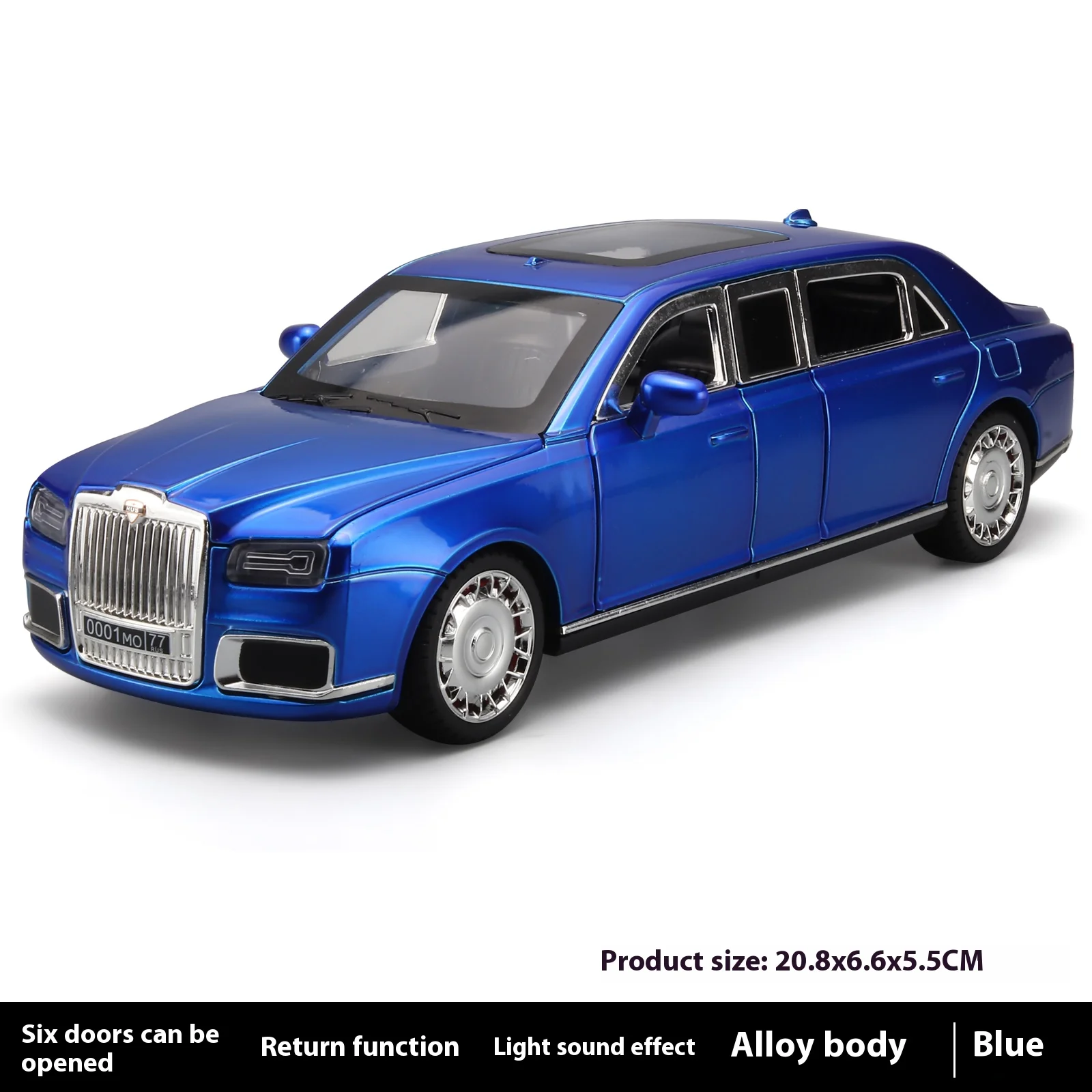 Aurus Motors Aurus Senat Limousine Model 1:24 8 Aurus Motors Aurus Senat Limousine Model 1:24 - Image 8