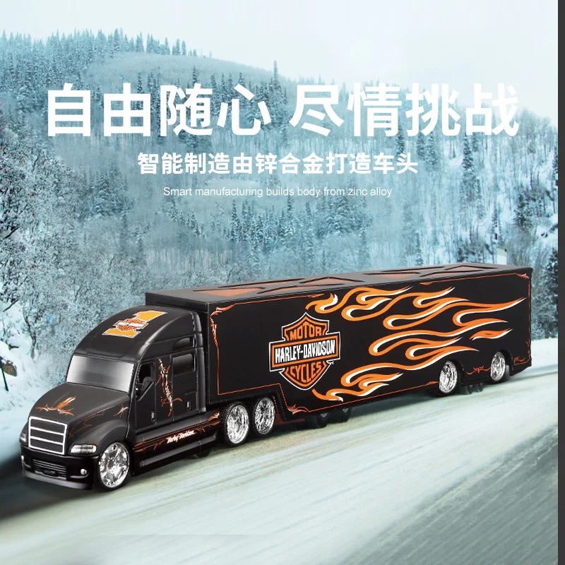 1/64 Scale Diecast Harley Davidson Hauler 4 1/64 Scale Diecast Harley Davidson Hauler - Image 4