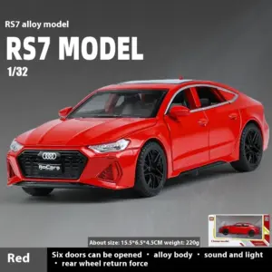 Diecast Audi RS7 Sports Car 1:32 Scale Model 28 S0f94e8f217294aafb64ae300ce539d74a