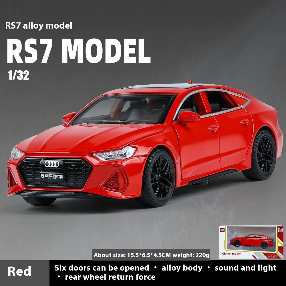 Diecast Audi RS7 Sports Car 1:32 Scale Model 14 Diecast Audi RS7 Sports Car 1:32 Scale Model - Image 14