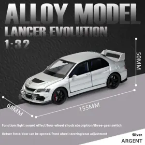 Mitsubishi Lancer Evolution 1:32 Diecast Model 18 S10b451fa644847a69dacaa1313b7e641b