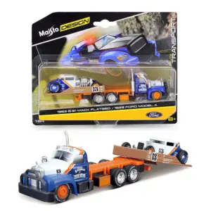 Maisto 1:64 Die-Cast Flatbed Truck and BMW M3 E30 49 S12b22d42a7d34fbca5504e0e7824dc6e0