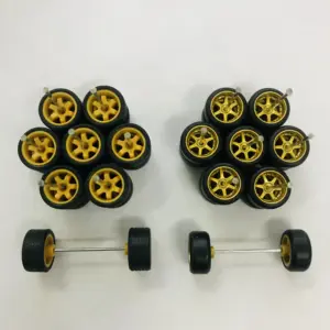 11mm Wheel Set for 1/64 Scale Models 24 S12eda085ec3442c29f6a77060c6096een
