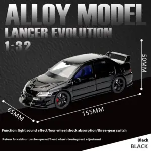 Mitsubishi Lancer Evolution 1:32 Diecast Model 16 S13fca5ca4fba46578bb6373e8da59815j