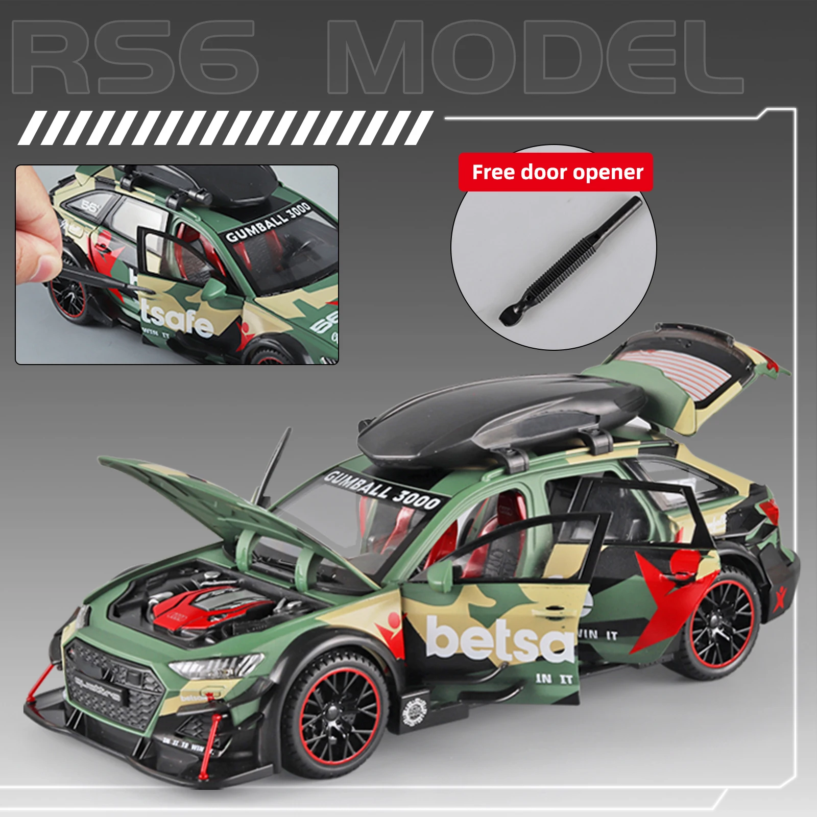 1/24 Scale Modified Diecast Vehicle Model 6 1/24 Scale Modified Diecast Vehicle Model - Image 6