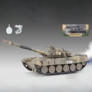 T-90 Russian Tank Diecast Model with Lights 15 S17762614c4a44610a5af371c13cc84bay