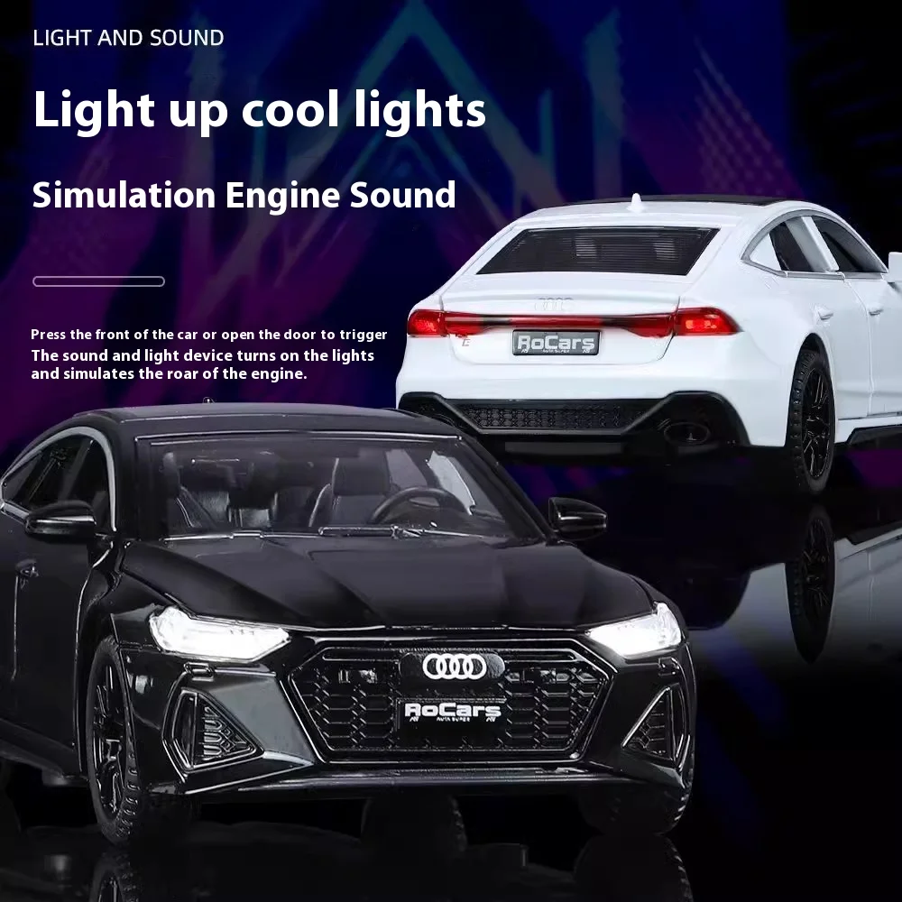 Diecast Audi RS7 Sports Car 1:32 Scale Model 3 Diecast Audi RS7 Sports Car 1:32 Scale Model - Image 3
