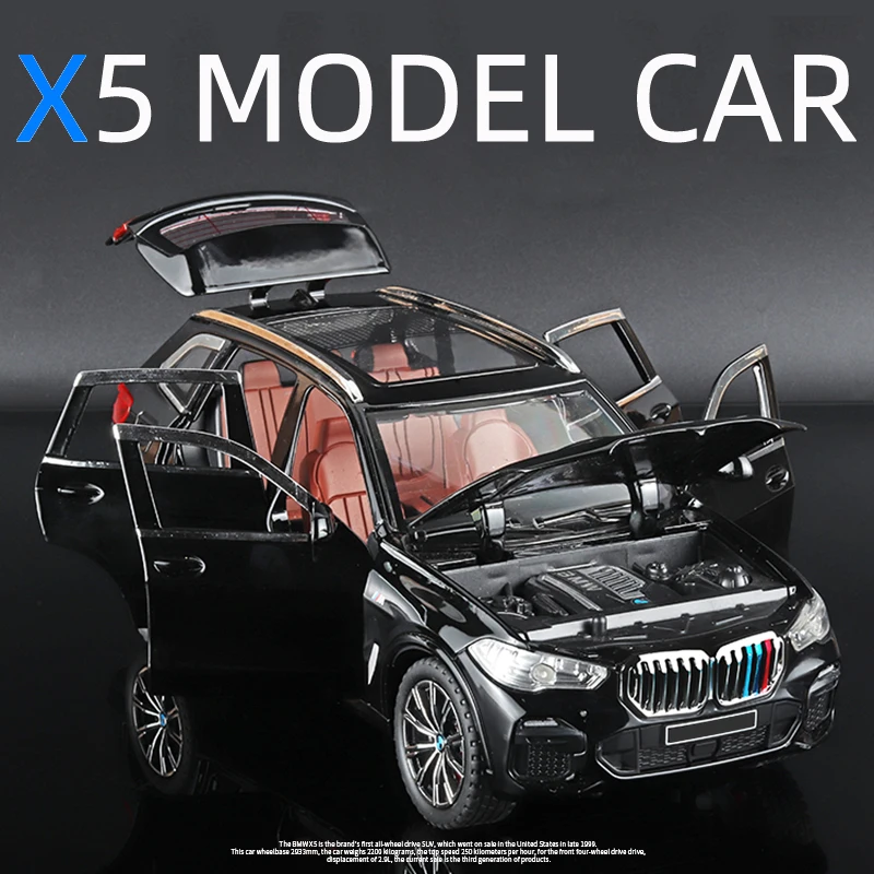 BMW X5 1:24 Scale Diecast Model Vehicle 2 BMW X5 1:24 Scale Diecast Model Vehicle - Image 2