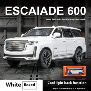 1:32 Cadillac Escalade Diecast Model Black 17 S195fb4ce617a40eeb5abf3800e1928b4U