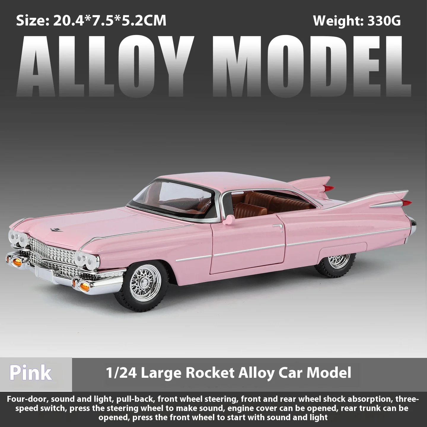 1959 Cadillac Eldorado 1/24 Scale Model Car 7 1959 Cadillac Eldorado 1/24 Scale Model Car - Image 7