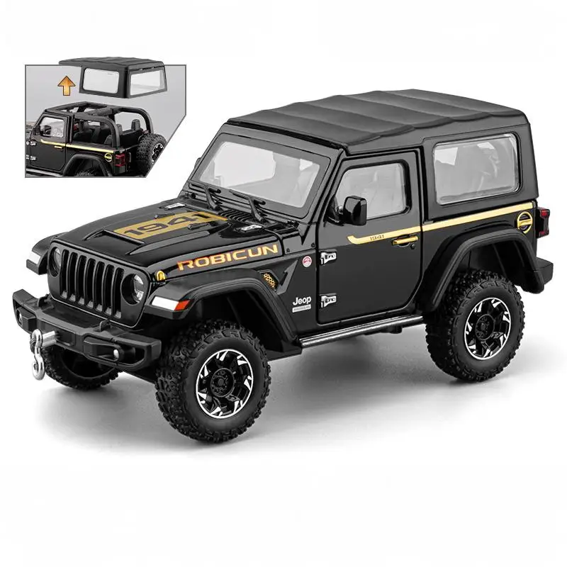 1:24 Scale Jeep Wrangler Rubicon Diecast Model 7 1:24 Scale Jeep Wrangler Rubicon Diecast Model - Image 7