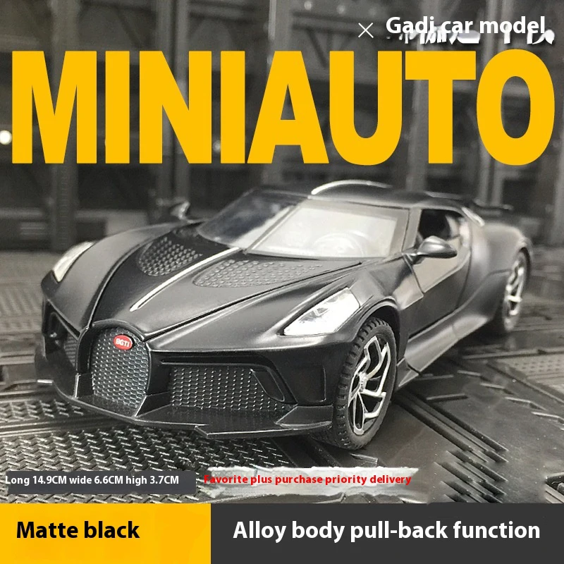 1/32 Bugatti La Voiture Noire Diecast Model 13 1/32 Bugatti La Voiture Noire Diecast Model - Image 13