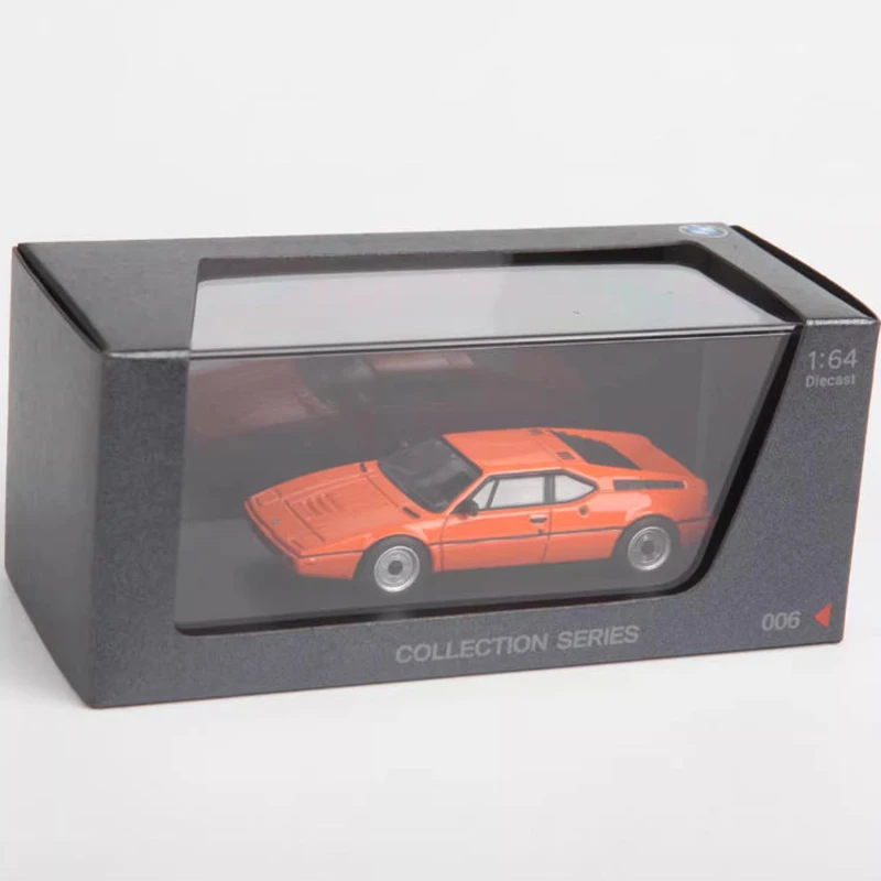 1/64 Scale M1 Alloy Car Model in Orange and Black 6 1/64 Scale M1 Alloy Car Model in Orange and Black - Image 6