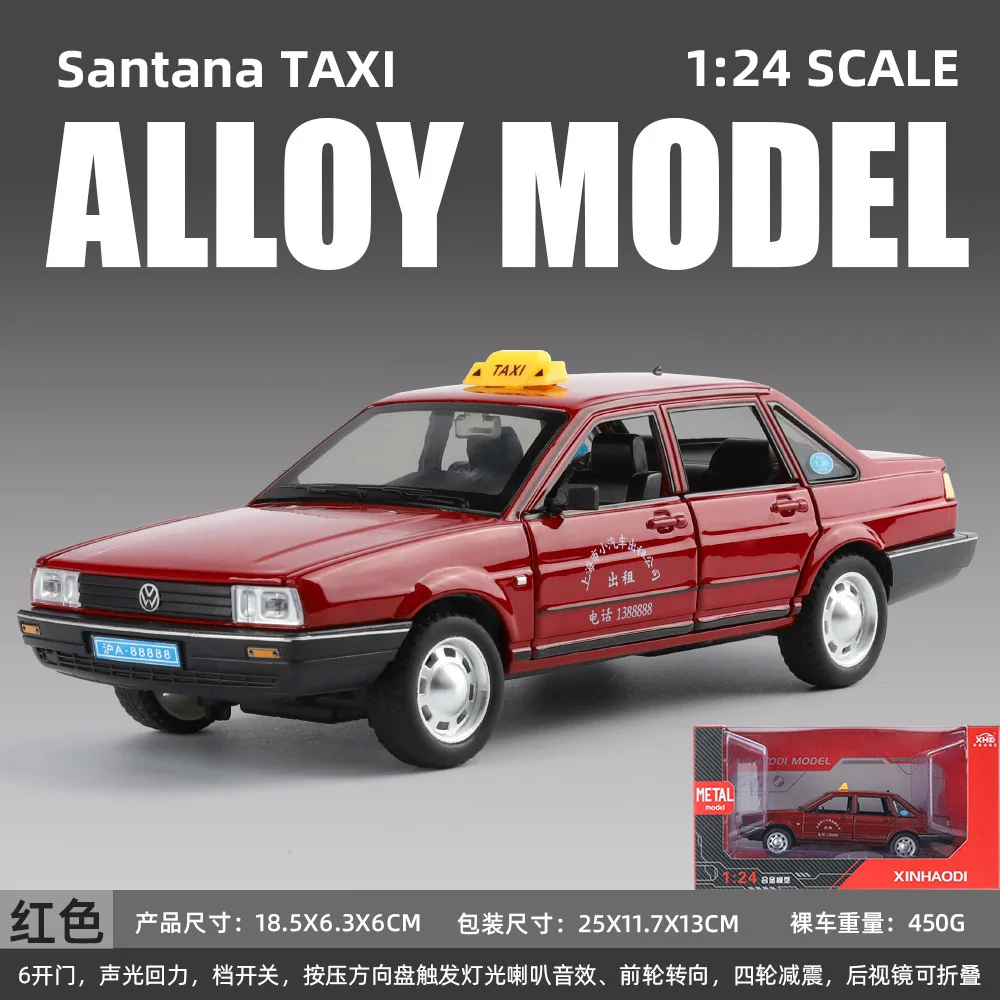 1:24 Santana Taxi Model Set - 3 Colors 6 1:24 Santana Taxi Model Set - 3 Colors - Image 6