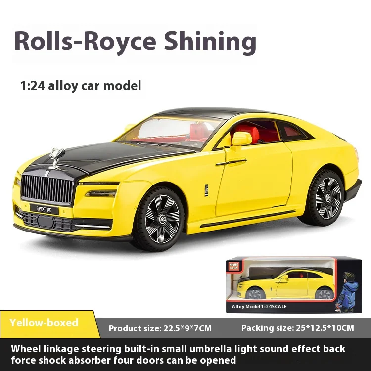 Rolls Royce Spectre 1:24 Diecast Model Car 9 Rolls Royce Spectre 1:24 Diecast Model Car - Image 9