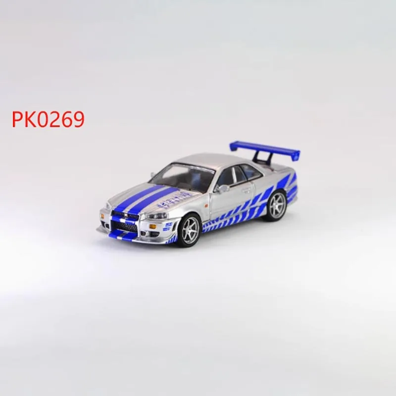 1:64 Scale Diecast Car Model - Metallic Blue 3 1:64 Scale Diecast Car Model - Metallic Blue - Image 3