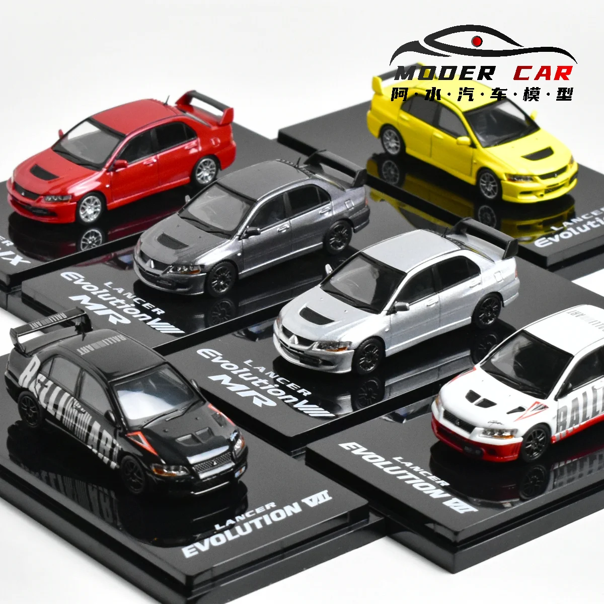 Mitsubishi Lancer EVO IX 1:64 Diecast Model 2 Mitsubishi Lancer EVO IX 1:64 Diecast Model - Image 2