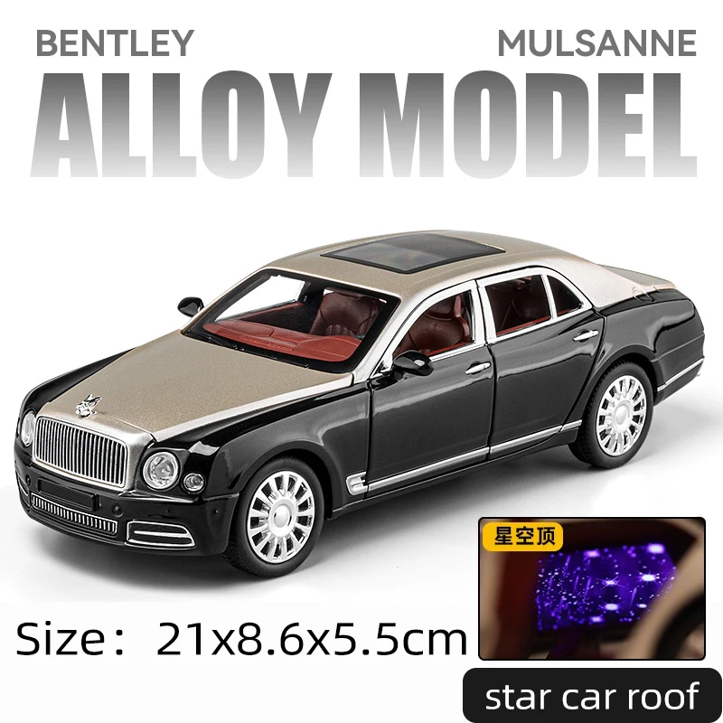 1:24 Scale Bentley Mulsanne Diecast Model Car 8 1:24 Scale Bentley Mulsanne Diecast Model Car - Image 8