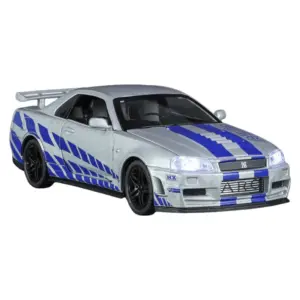GTR R34 Skyline 1:32 Diecast Model with Lights 14 S1cee8dfb9375480091718a90c3a80e621