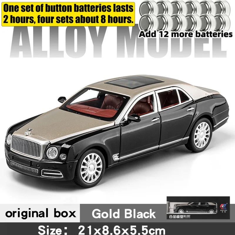 1:24 Scale Bentley Mulsanne Diecast Model Car 11 1:24 Scale Bentley Mulsanne Diecast Model Car - Image 11
