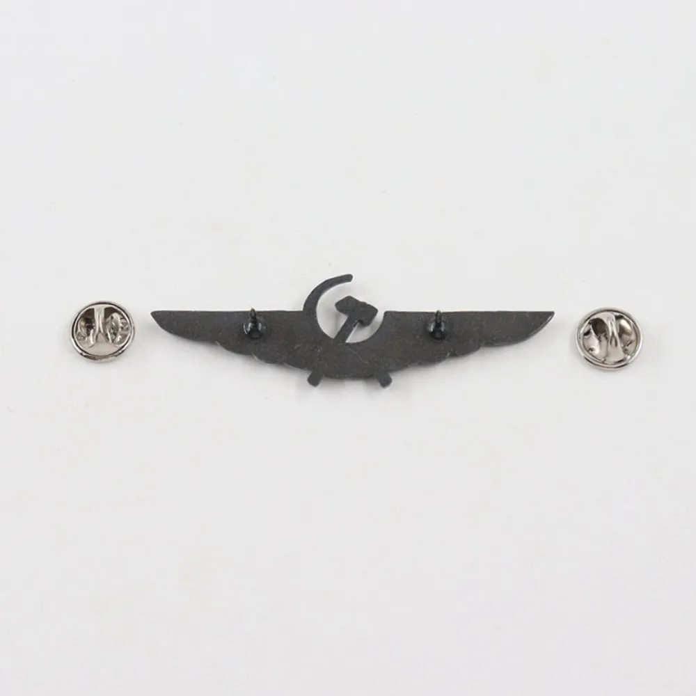 Retro Metal Pin Badge with Sickle and Hammer 5 Retro Metal Pin Badge with Sickle and Hammer - Image 5